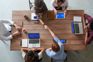 Group of person sitting indoors